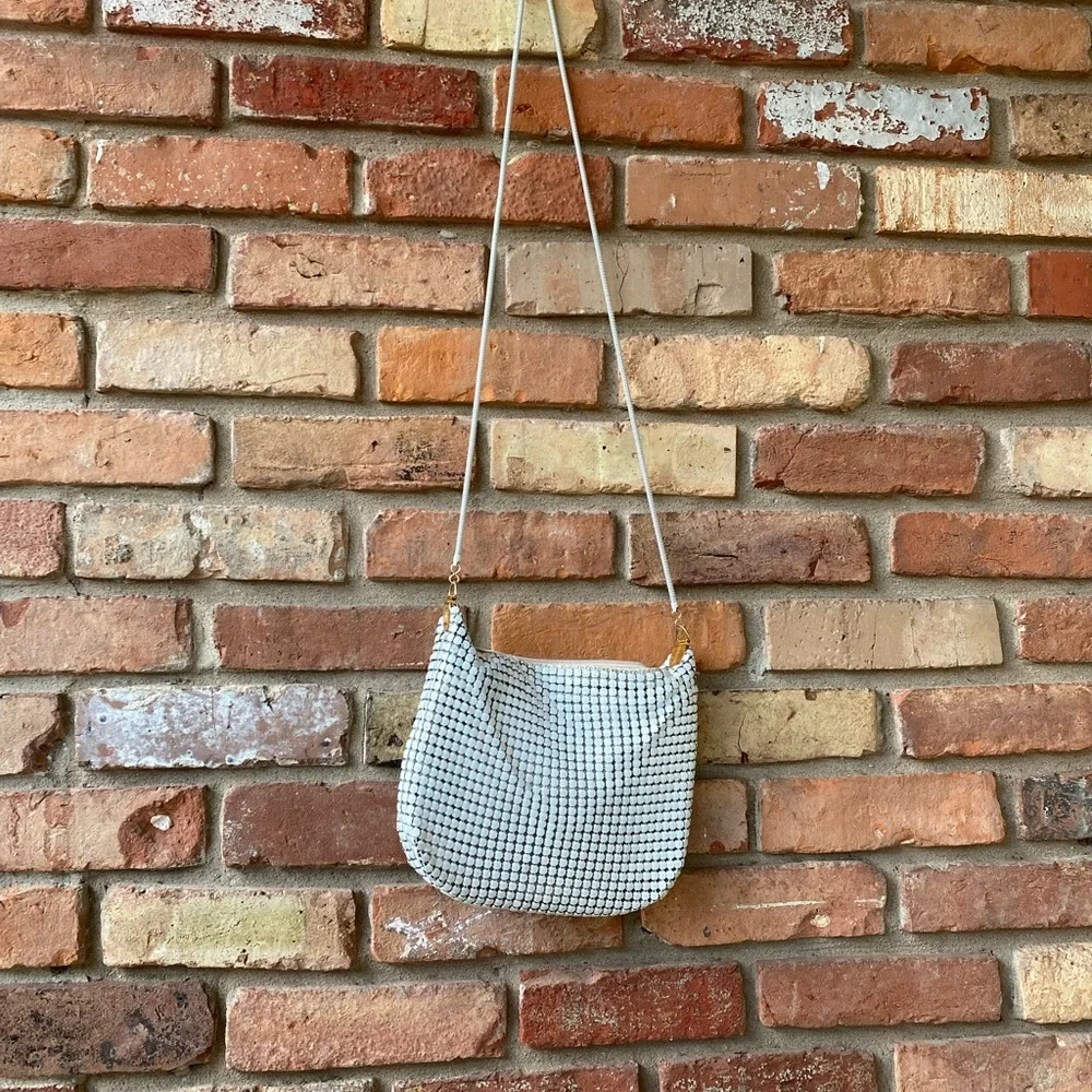Vintage 90’s : White Chainmail Purse - Picture 4 of 8